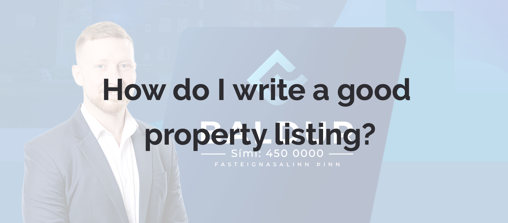 How do I write a good property listing?